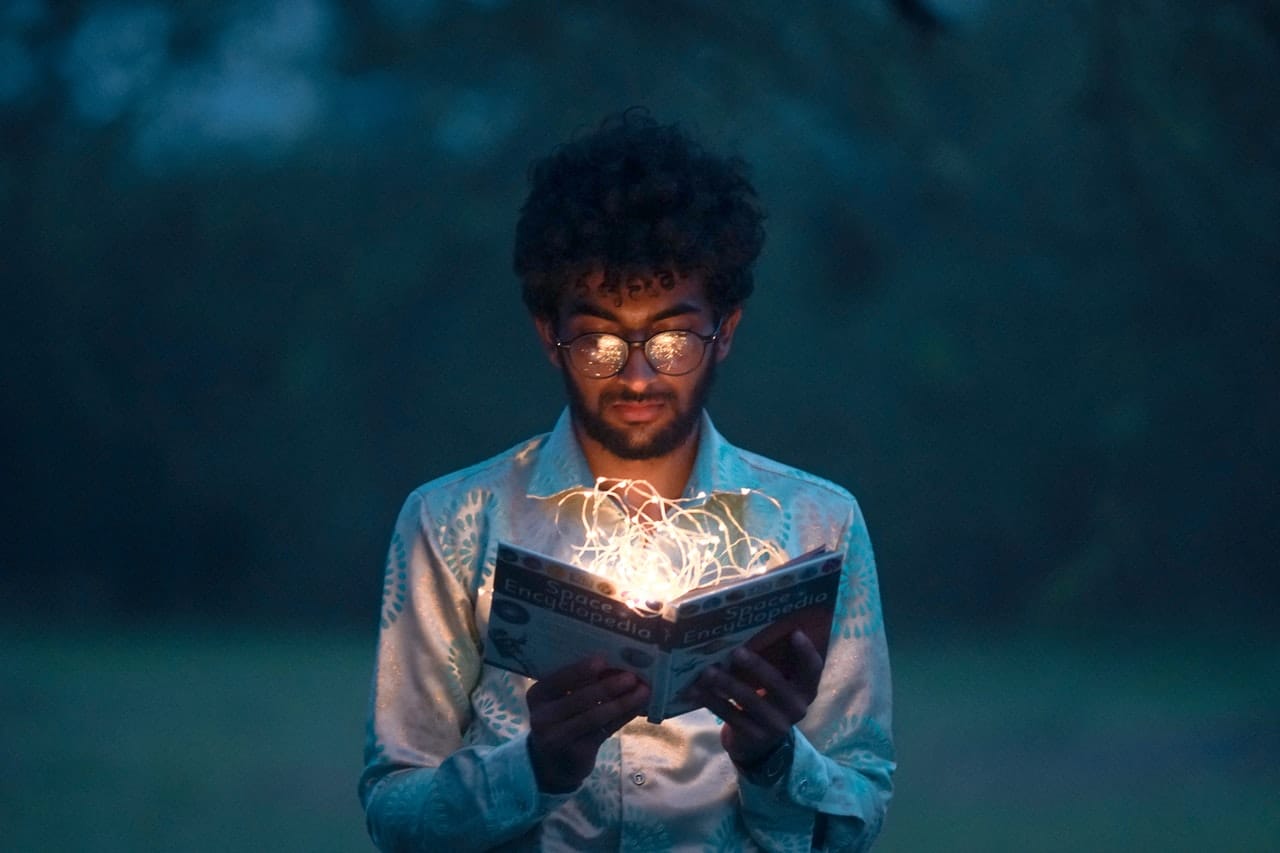 Man reading Book