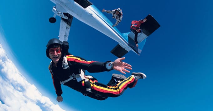 Trending Us sky diving - why hard work is important