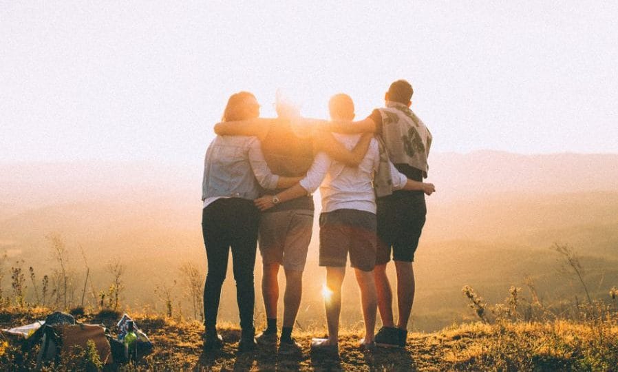 Group Of Friends Understand What Others Feel