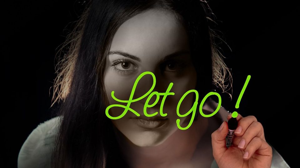 Let Go Text Image
