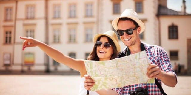 talk with tourists for budget travel