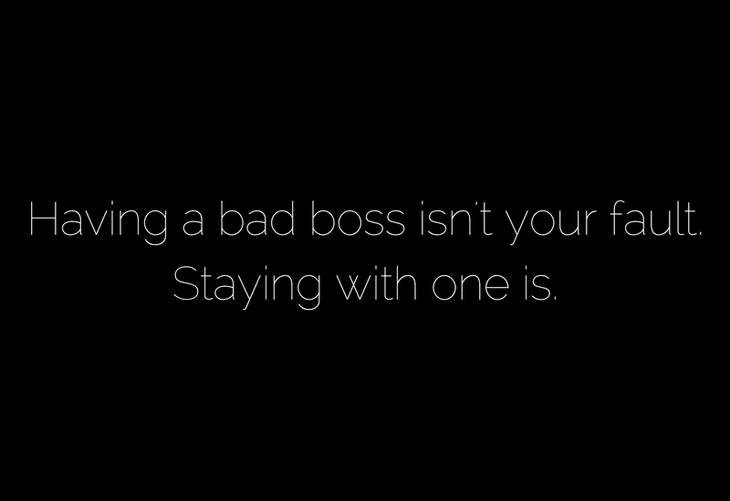 Be the boss you wanted for youself