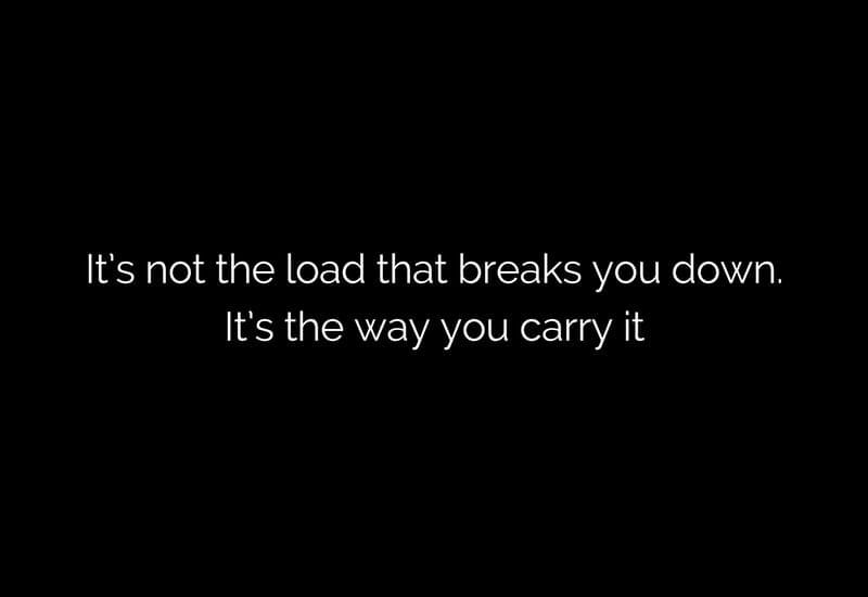 Dont let it break you