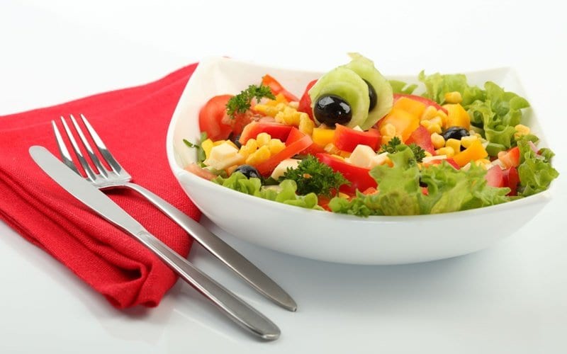 Eat healthy salad