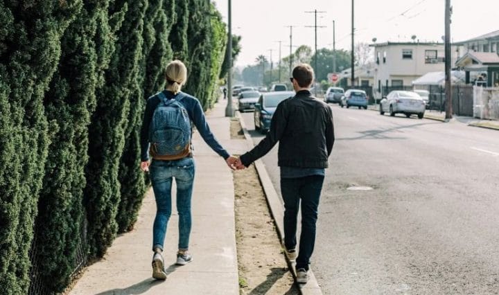 Girl And Boy Holding Hands