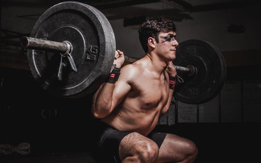 Man Lifting Barbell - Be More Confident