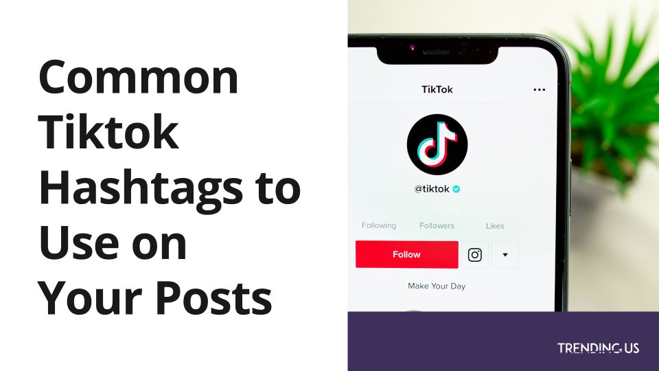 Common tiktok hashtags to use on your posts