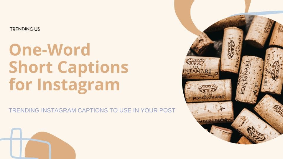 One Word Short Captions For Instagram
