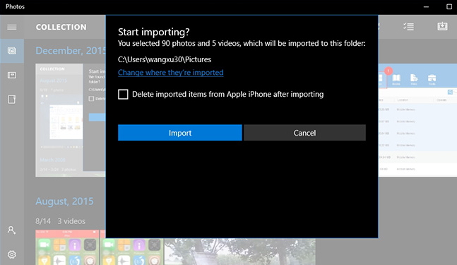 Transfer Iphone Pictures To Windows 10 Using Photos App