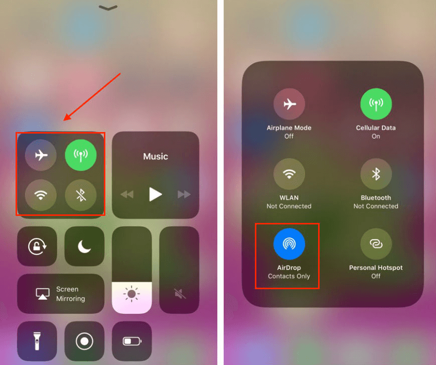 Turn On Airdrop Iphone