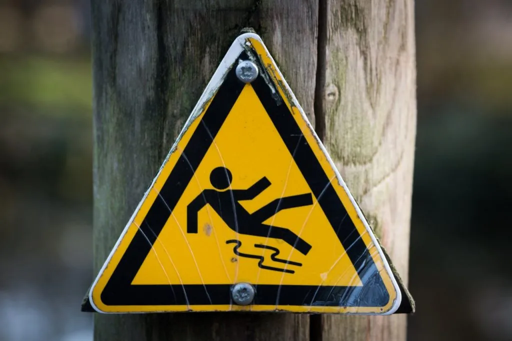 Slip and fall legal case