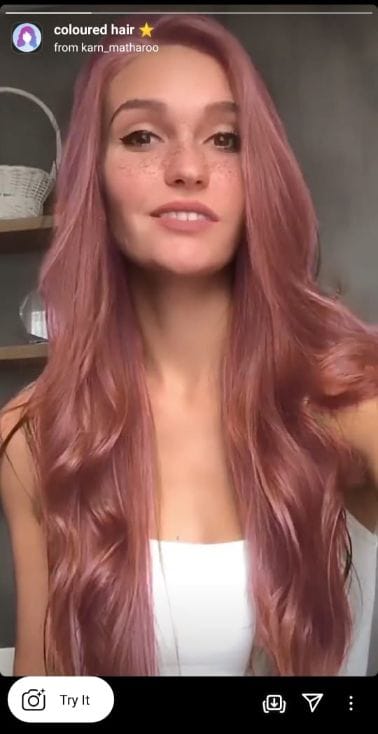 Coloured Hair An Interesting Filter