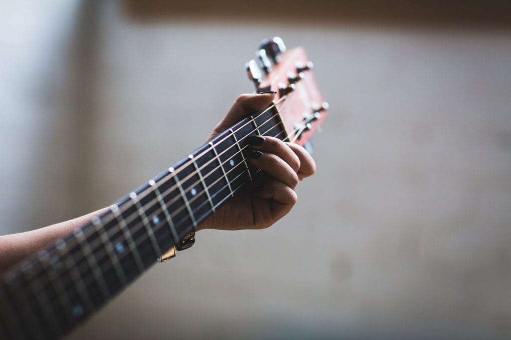 Tech that helps to practice guitar