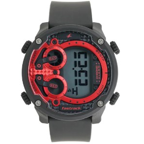 Trendies Red Dial Silicone Strap Watch