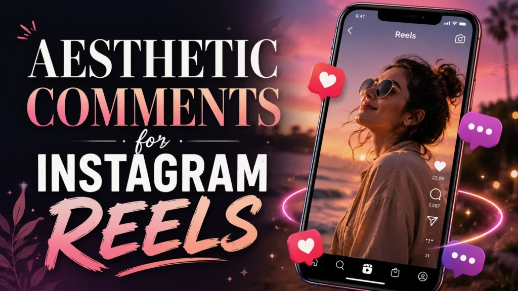 Aesthetic comments for instagram reels Aesthetic comments for instagram reels