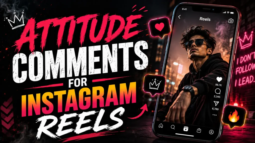 Attitude comments for instagram reels Attitude comments for instagram reels