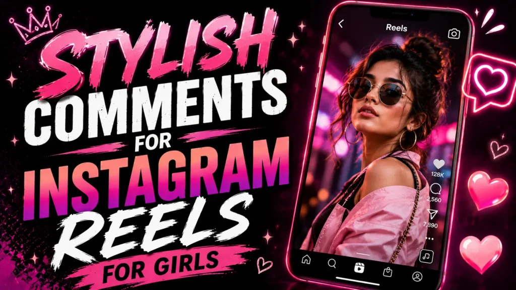 Stylish comments for instagram reels for girls Stylish comments for instagram reels for girls