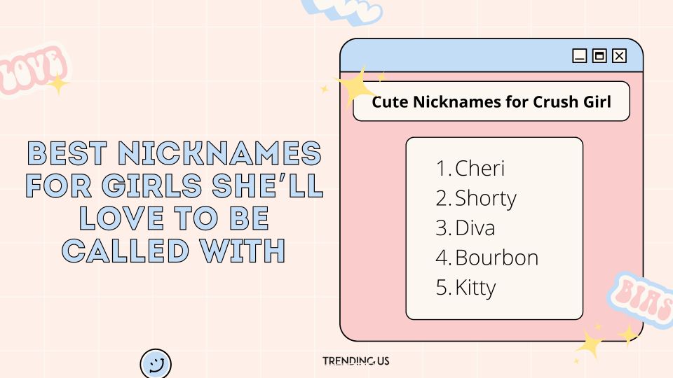 Cute Nicknames For Crush Girl