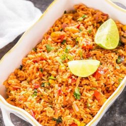Mexican Rice For A Summer Perfect Dinner Option