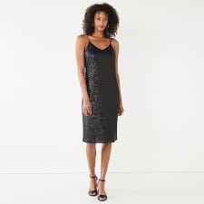 Sequin Slip Dress For Summer Parties