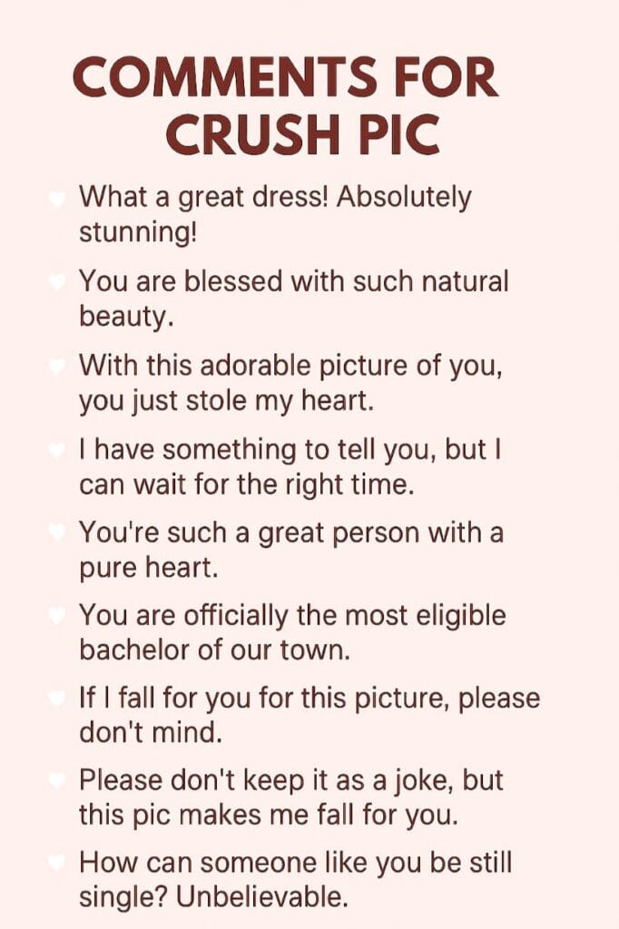 Comments for crush pic