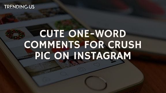 Cute One Word Comments For Crush Pic On Instagram
