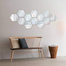 Hexagon Acrylic Mirror Sticker Is Trending On Top