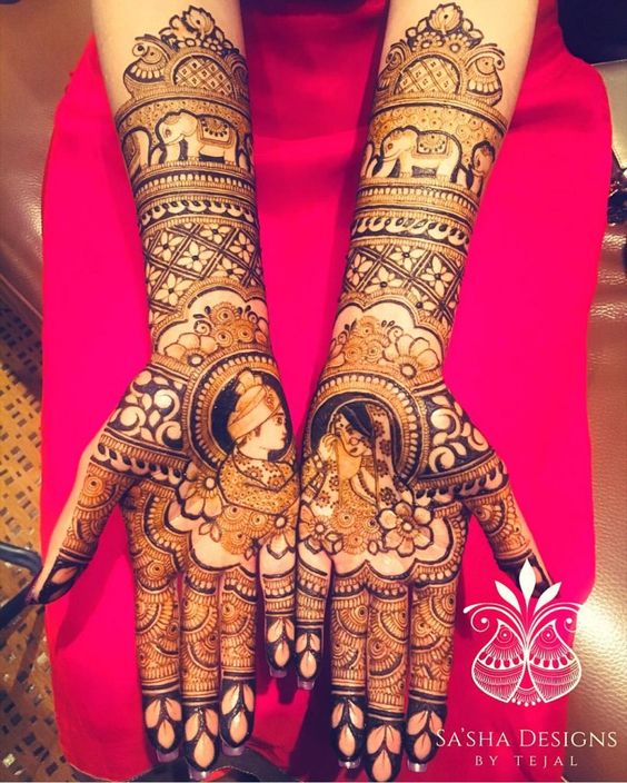 Mehndi With Figures