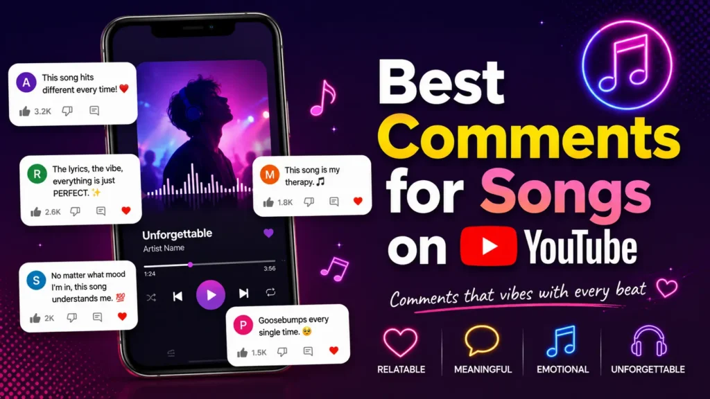 Best comments for songs on youtube Best comments for songs on youtube
