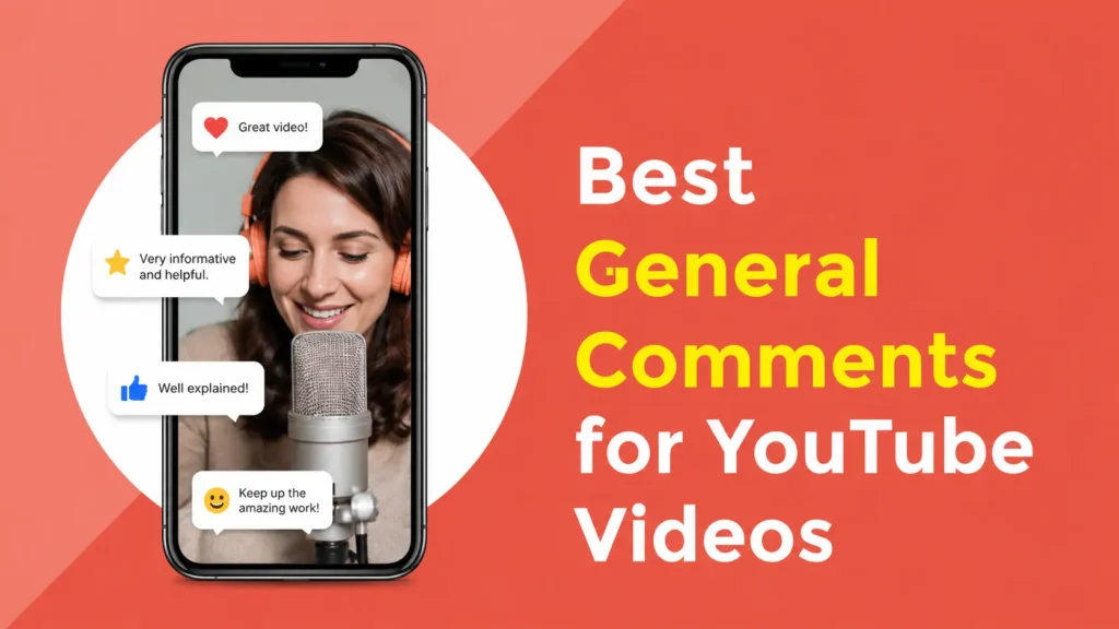 Best general comments for youtube videoes Best general comments for youtube videoes