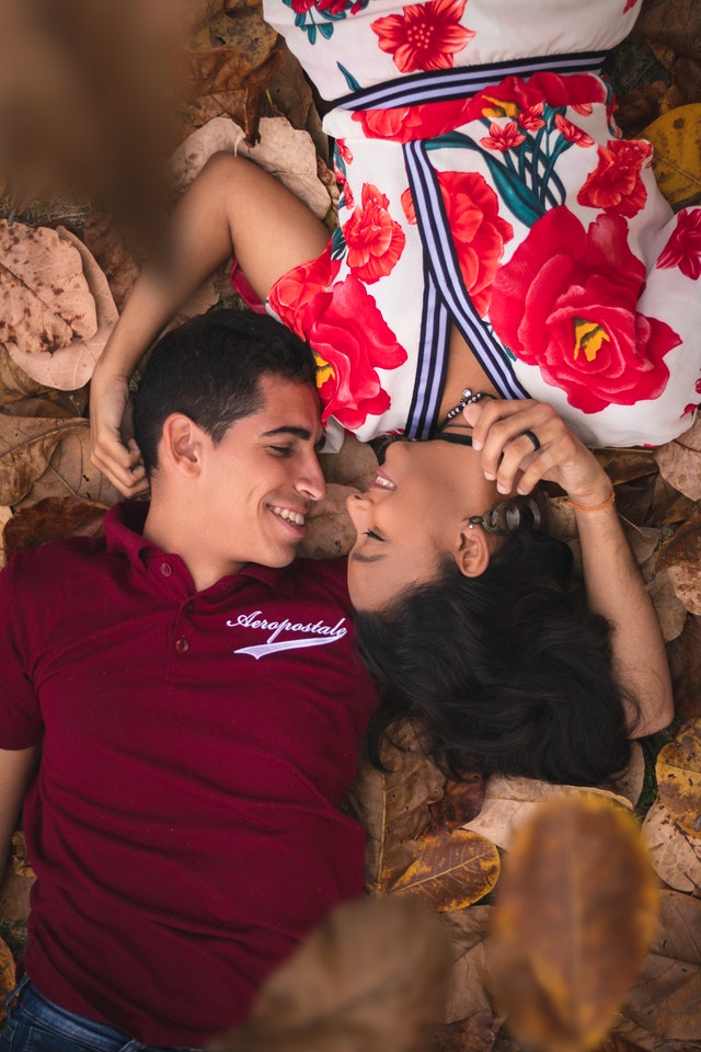 Laying Down And Looking At Each Other