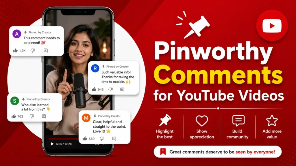Pinworthy comments for youtube videos Pinworthy comments for youtube videos