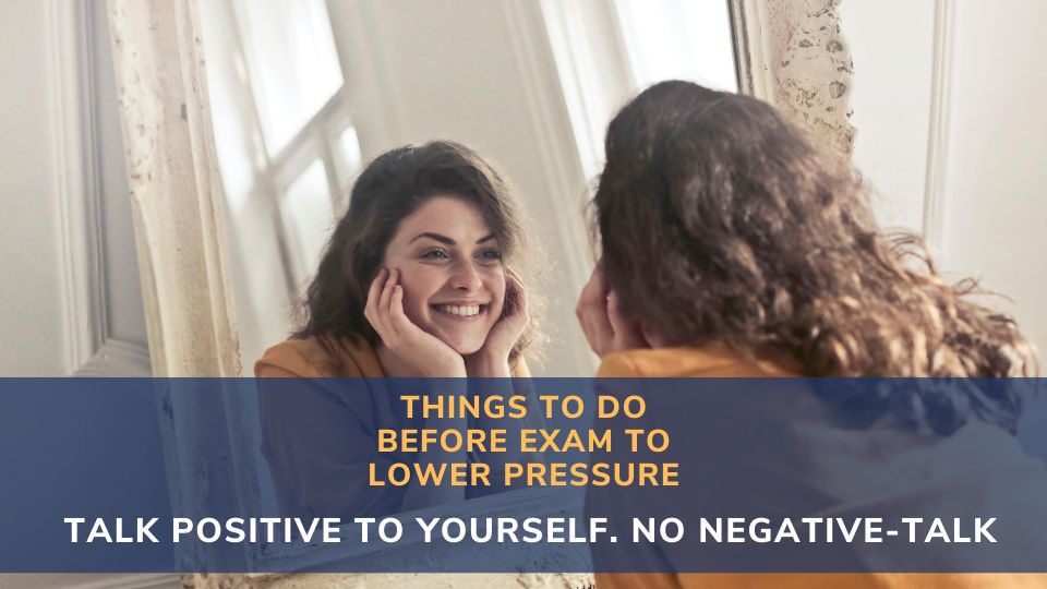 Talk Positive To Yourself. No Negative Talk. 