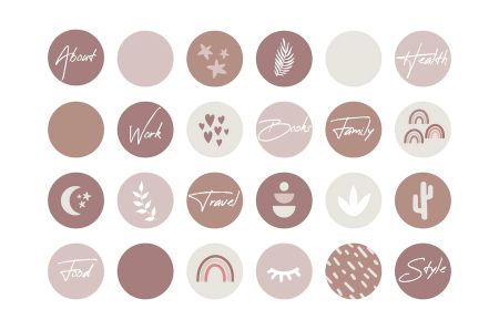Boho Instagram Highlight Covers Free