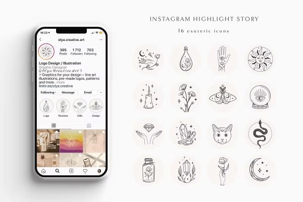 Hand DrawnInstagramStoryCovers