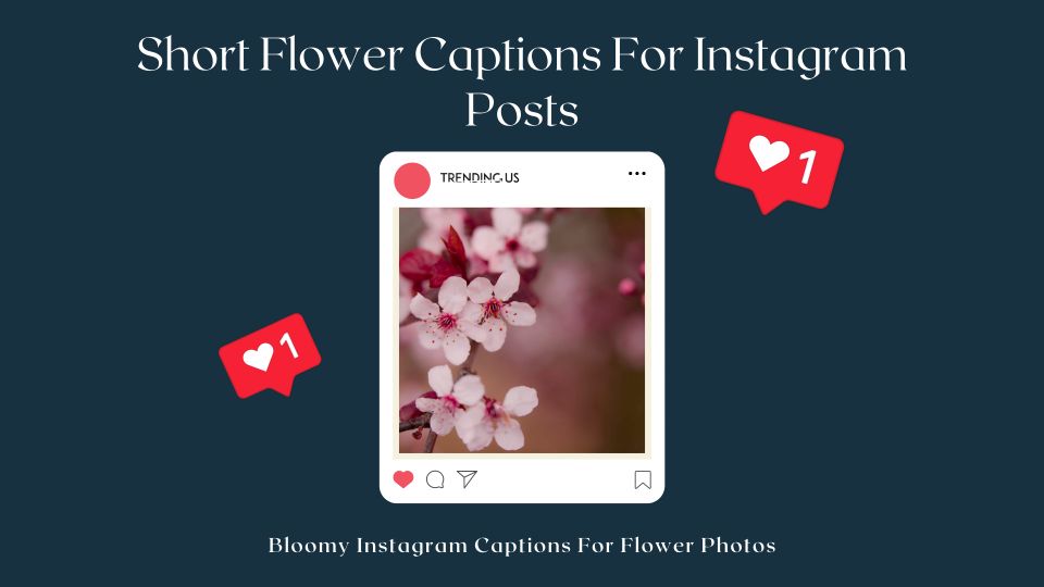 Short Flower Captions For Instagram Posts