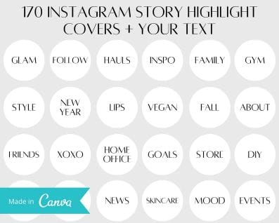Text Focused Instagram Highlight Cover