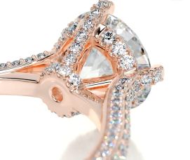 Jocelyn Moissanite And Diamond Ring