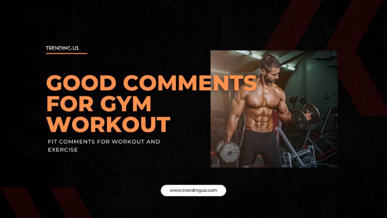 Good Comments For Gym Workout
