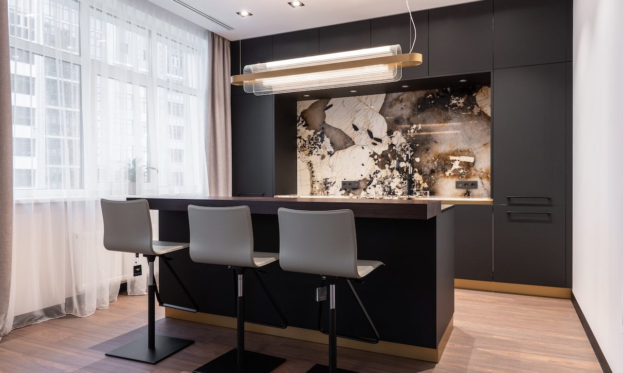 Perfect Kitchen Leather Bar Stools