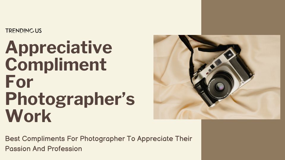 Appreciative Compliment For Photographer’s Work