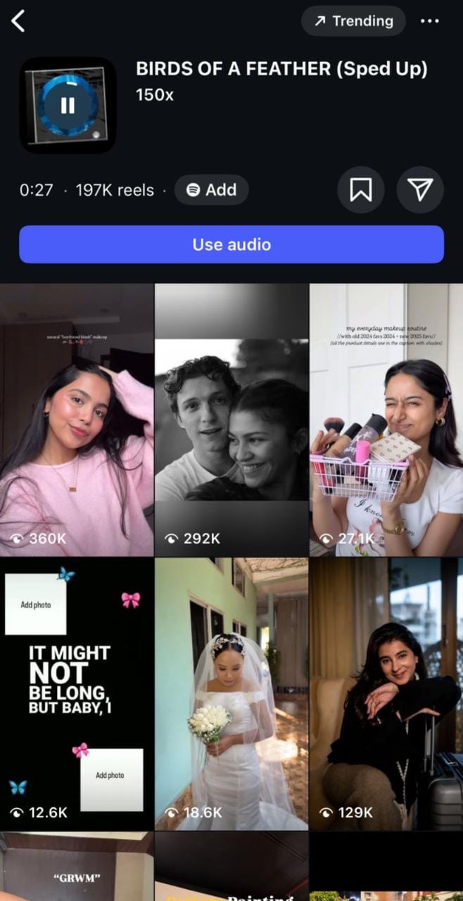 Birds of a feather (sped up)