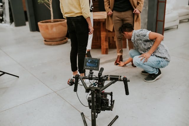 Captions for new shoe business