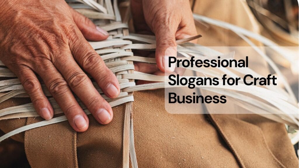 Professional slogans for craft business Professional slogans for craft business