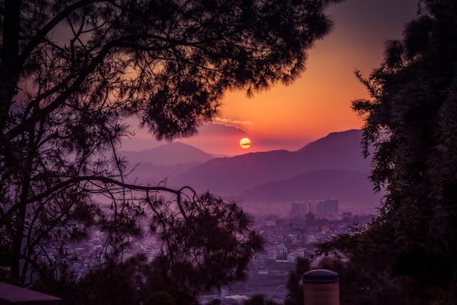 Best comments for sunset photos