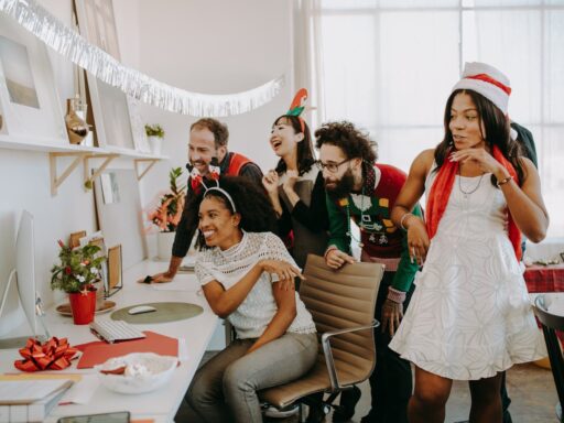 Hashtags for office party