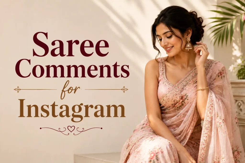 Saree comments for instagram Saree comments for instagram