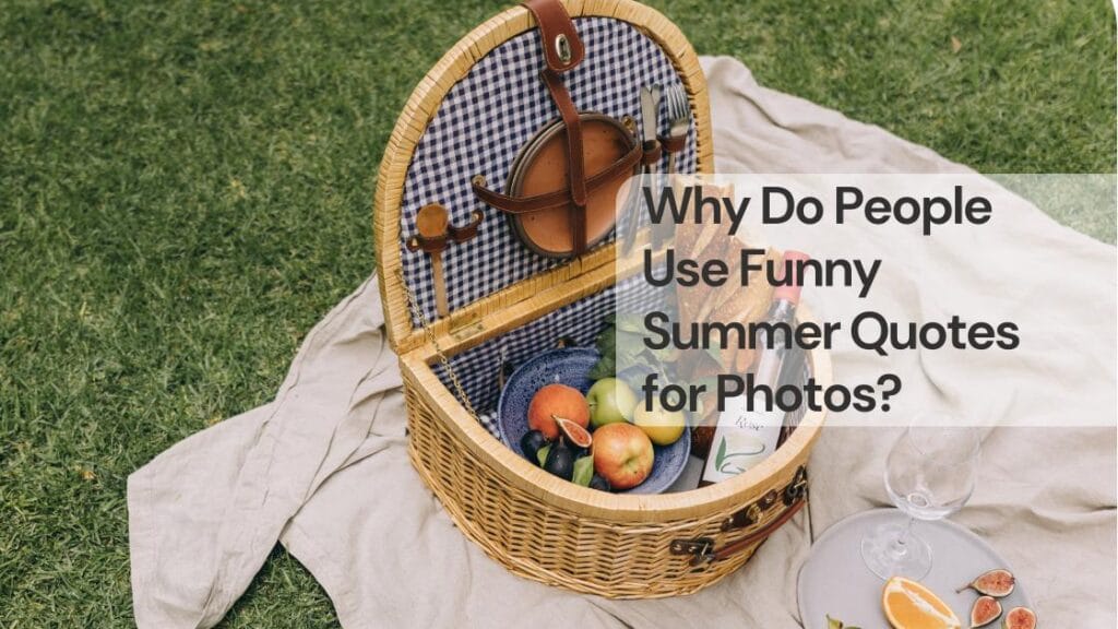 Why do people use funny summer quotes for photos