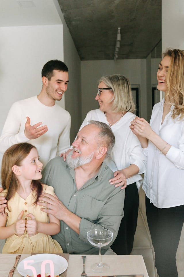 50th birthday captions for dad