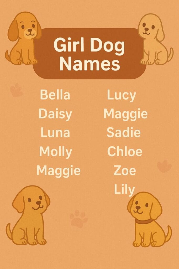 Best girl dog names